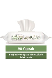 Baby turco - Baby Turco Beyaz Sabun Kokulu Islak Havlu 90'lı