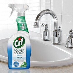 Cif Power Shine Cleanboost Sprey Temizleyici Banyo İçin Temizleyici ve Kireç Çözücü 750 ML - Thumbnail