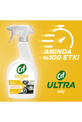 Cif Ultra Güç Çok Amaçlı Sprey Yağ ve Kir Sökücü 1000 ml