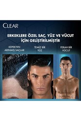 Clear Men 3 in 1 Şampuan & Duş Jeli Arındırıcı Kömür Saç Yüz Vücut İçin 350 ML - Thumbnail