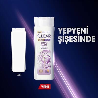 Clear Women Kepeğe Karşı Etkili Şampuan Komple Bakım 350 ML