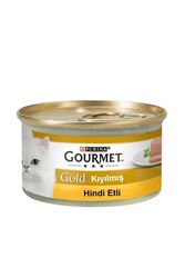 Gourmet - Gourmet Gold Kıyılmış Hindi Etli Konserve Yetişkin Kedi Maması 85 G