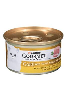 Gourmet - Gourmet Gold Kıyılmış Tavuklu Konserve Yetişkin Kedi Maması 85 G