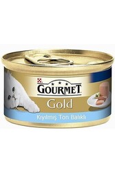 Gourmet - Gourmet Gold Kıyılmış Ton Balıklı Konserve Yetişkin Kedi Maması 85 G