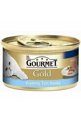 Gourmet Gold Kıyılmış Ton Balıklı Konserve Yetişkin Kedi Maması 85 G - Thumbnail