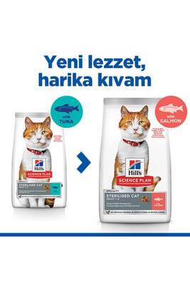 Hills Kısırlaştırılmış Somonlu Kedi Maması 3 kg