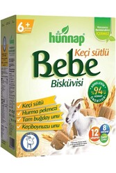 Hünnap - Hünnap Keçi Sütlü 6+ Ay Bebe Bisküvisi 400 G