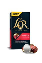 L'or - L'or Splendente Intensity 7 Nespresso Uyumlu Alüminyum Kapsül Kahve 10 Adet