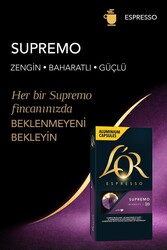 L'or Supremo Intensity 10 Nespresso Uyumlu Alüminyum Kapsül Kahve 10 Adet - Thumbnail