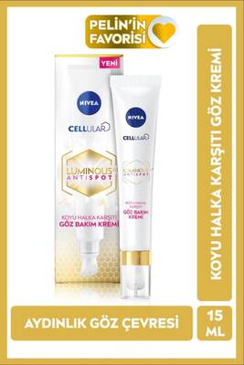 Nivea - Nivea Cellular Luminous 630 Koyu Halka Karşıtı Göz Bakım Kremi 15 ML