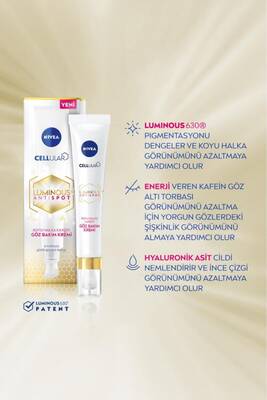 Nivea Cellular Luminous 630 Koyu Halka Karşıtı Göz Bakım Kremi 15 ML