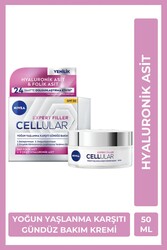 Nivea Hyaluron Cellular Filler Gündüz Kremi Sıkılaştırıcı SPF30 50 ml - Thumbnail