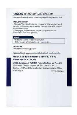 Nivea Men Hassas Tıraş Sonrası Balsamı 100 ML