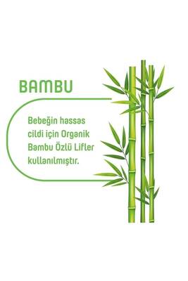 Pure Baby Organik Bambu Özlü Islak Havlu 90'lı