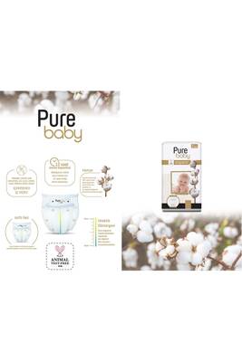 Pure Baby Organik Pamuklu Cırtlı Bez 4 Numara Maxi 78 Adet