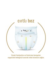 Pure Baby Organik Pamuklu Cırtlı Bez Ekonomik Paket 4 Numara Maxi 100 Adet - Thumbnail