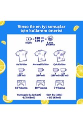 Rinso Limon ve Karbonat Renkliler ve Beyazlar için Toz Çamaşır Deterjanı 53 Yıkama 8 Kg - Thumbnail