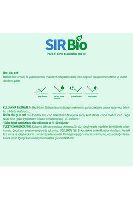 Sır Bio Bitkisel Özlü Bulaşık Makinesi Parlatıcı & Kurutucu 500 ML