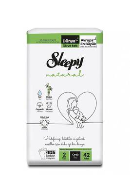 Sleepy Natural 2 Numara Bebek Bezi 42 Adet