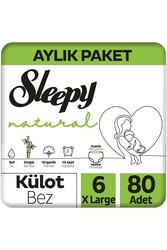 SLEEPY - Sleepy Natural Külot Bez 6 Numara 80 Adet