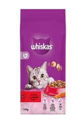 Whiskas - Whiskas Sığır Etli Yetişkin Kedi Maması 1400 G